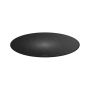 Apsauginis kilimėlis Trust Mika Round Floor Mat, juoda
