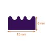 Sandarinimo juosta BRIKO, balta, 15 x 8 mm x 50 m