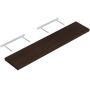 Lentyna Velano FS 118/24, tamsiai ruda, 118x23.5x3.8 cm