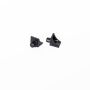 Laikikliai HAUSHALT F5-10A/S29, 13×13 mm, juoda, 50 vnt.