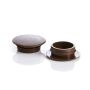 Dangteliai HAUSHALT D14/S16, 14 mm, ruda, 100 vnt.