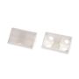 Fiksatoriai HAUSHALT F1/S1, 42×20×20 mm, balta, 10 vnt.