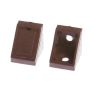 Fiksatoriai HAUSHALT F2/S17, 20×20×4 mm, ruda, 20 vnt.