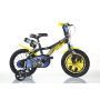 Vaikiškas dviratis Dino Bikes 614-BT, geltonas/pilkas