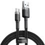 Laidas BASEUS USB TypeA M, USB TypeC M, 1m juodas CATKLF-BG1