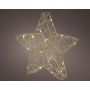 Dekoracija žvaigždė 15 LED 19 cm 2 x AA Lumineo