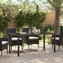 Sodo stalas Juoda 160 x 80 x 73 cm metalas