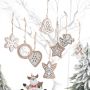 Žaisliukas eglutės medinis Christmas Touch 8 cm