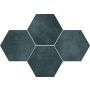 Akmens masės plytelės Stark Graphite Hexagon, 28.3 x 40.8 cm