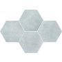 Akmens masės plytelės Stark White Hexagon, 28.3 x 40.8 cm