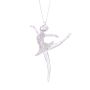 Eglutės žaisliukas balerina CHRISTMAS TOUCH, skaidrus, 13 cm