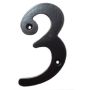 3 numeris GB-2531_3, 105×65 mm, juodas