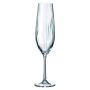 Šampano taurės BOHEMIA ROYAL CRYSTAL SARAH, 260 ml, 6 vnt.