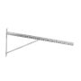 Konstrukcijų laikiklis su atrama HH81308, 800x20 mm, pilka