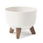 Vazonas Lamela Roma 880-74, plastikinis, Ø 29 cm, kreminis