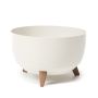 Vazonas Lamela Roma 881-74, plastikinis, Ø 40 cm, kreminis