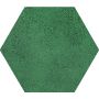 Keraminės dek. sienų plytelės Burano Green Hex, 11 x 12.5 xm