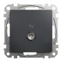 Antenos lizdas SCHNEIDER SEDNA DESIGN, antracito spalvos