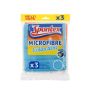 Mikropluošto šluostės su porolonu Spontex Multipack, 3 vnt.