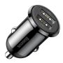 Įkroviklis Baseus Grain Pro CCALLP-01, 2 x USB, juoda