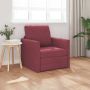 Sofa lova 60cm Vyno raudona audinys