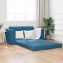 Sofa lova 60cm Mėlyna Aksomas