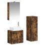 Vonios baldų rinkinys 4 pcs Dūminio ąžuolo