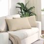 Sofa Pagalvės 2 pcs Kreminė 80 x 40 cm audinys