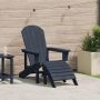 Adirondack kėdė Jūrinė mėlyna 82 x 74 x 92 cm HDPE