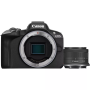 Canon | EOS R50 + RF-S 18-45mm F4.5-6.3 IS STM (SIP) | Megapixel 24.2 MP | Image stabilizer | ISO sensitivity (max) 32000 | Display diagonal 2.95  | Wi-Fi | Video recording | Automatic, manual | CMOS | Black