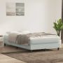 Box Spring Lova be čiužinio Šviesiai pilka 120x220 cm aksomas