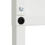 Sodo privatumo ekranas „Fretwork“ Balta 50 x 140 cm