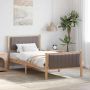 Lovos rėmas Ruda ir taupe 90 x 200 cm Pušies masyvas