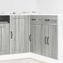 virtuvės apatinė spintelė Lucca Pilka Sonoma Engineered Wood