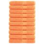 Pirties rankšluosčiai SOLUND 10vnt. oranžiniai 80x200cm 600g/m²