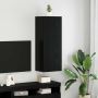 TV sieninė spintelė Juodas ąžuolas 40,5 x 30 x 102 cm