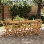 Lauko bistro kėdės 8 pcs Natūrali 40 x 53 x 80 cm