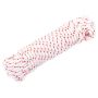 Pull Starter Cord Balta ir Raudona Ø4 mm 10 m Nailonas