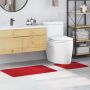 Antisklidus vonios kilimėlių rinkinys 2 pcs Raudona PP