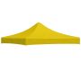 Proginės palapinės stogas, geltonos spalvos, 3x3m, 270 g/m²