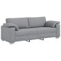 Sofa Šviesiai pilka 219 x 80 x 82 cm audinys