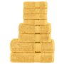 Rankšluosčių rinkinys SOLUND, 8vnt., auksiniai, 600g/m²