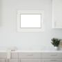 Požeminio lango RISOR Baltas 80 x 50 cm PVC ir stiklas
