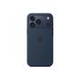 Apple iPhone 17 Pro Max Silicone Case with MagSafe – Midnight | Apple
