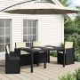 Sėdynės ir nugaros pagalvėlės 4 pcs Kreminė 47 x 45 x 2 cm