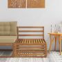 Lauko Vidurinis Sofa Kietos akacijos mediena Natūrali