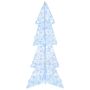 Kalėdų eglutė su 100 LED Šaltas baltas 120 cm Akrilas