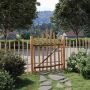Iškili tvoros vartai 100 x 120 cm Impregnuota lazdyno mediena