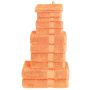 Rankšluosčių rinkinys SOLUND, 12vnt., oranžiniai, 600g/m²