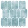 Pūkuota plytelė 50 pcs Žalia 30 x 30 cm Poliuretanas ir PET